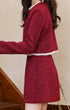 Women Stylish Short Tweed Co-Ord Sets